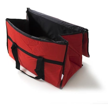Libertyware 12 in x 22 in Red Food Pan Carrier TXTIFC1322RD